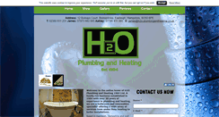 Desktop Screenshot of h2o-plumbingandheating.co.uk
