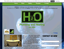 Tablet Screenshot of h2o-plumbingandheating.co.uk